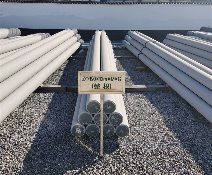 山亭190×12米钢筋混凝土水泥电线杆